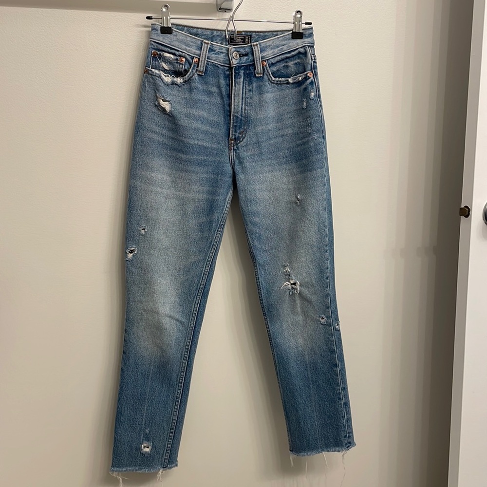 A&F mom jeans